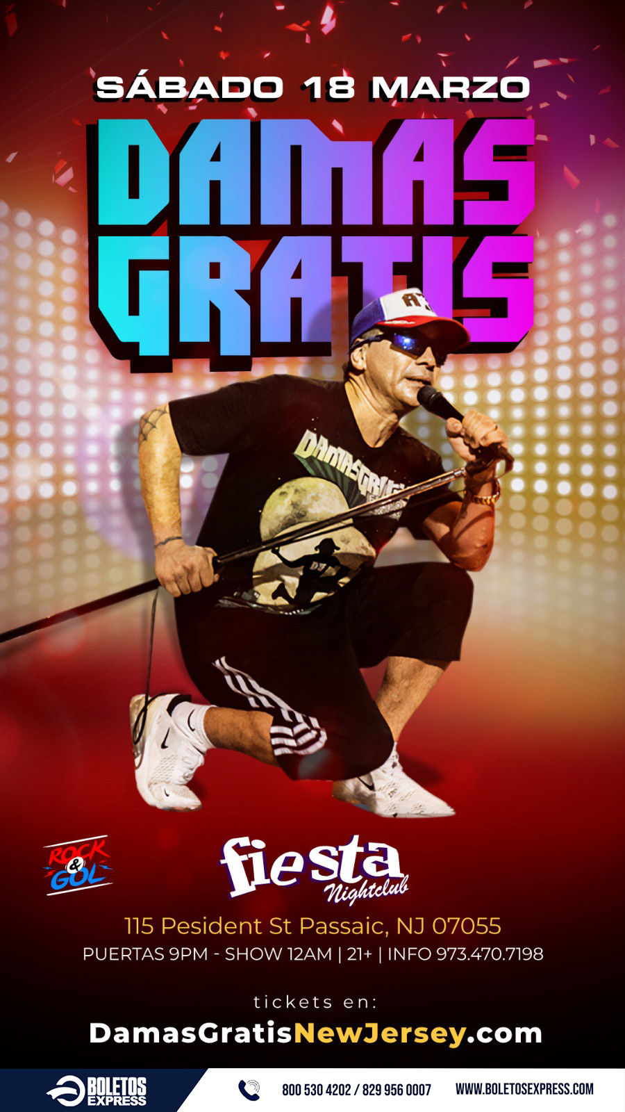 DAMAS GRATIS Tickets ExpressTix