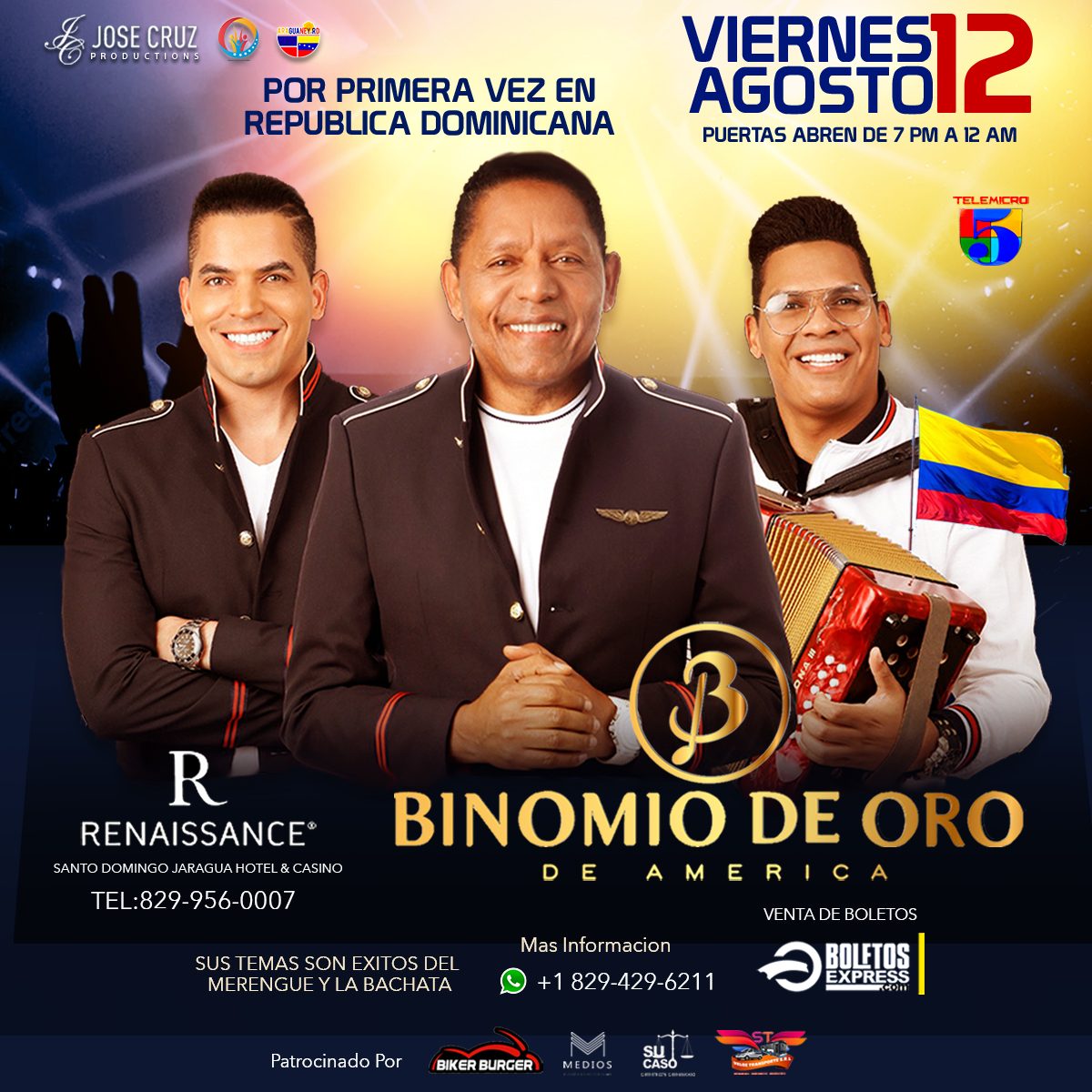 BINOMIO DE ORO Tickets ExpressTix