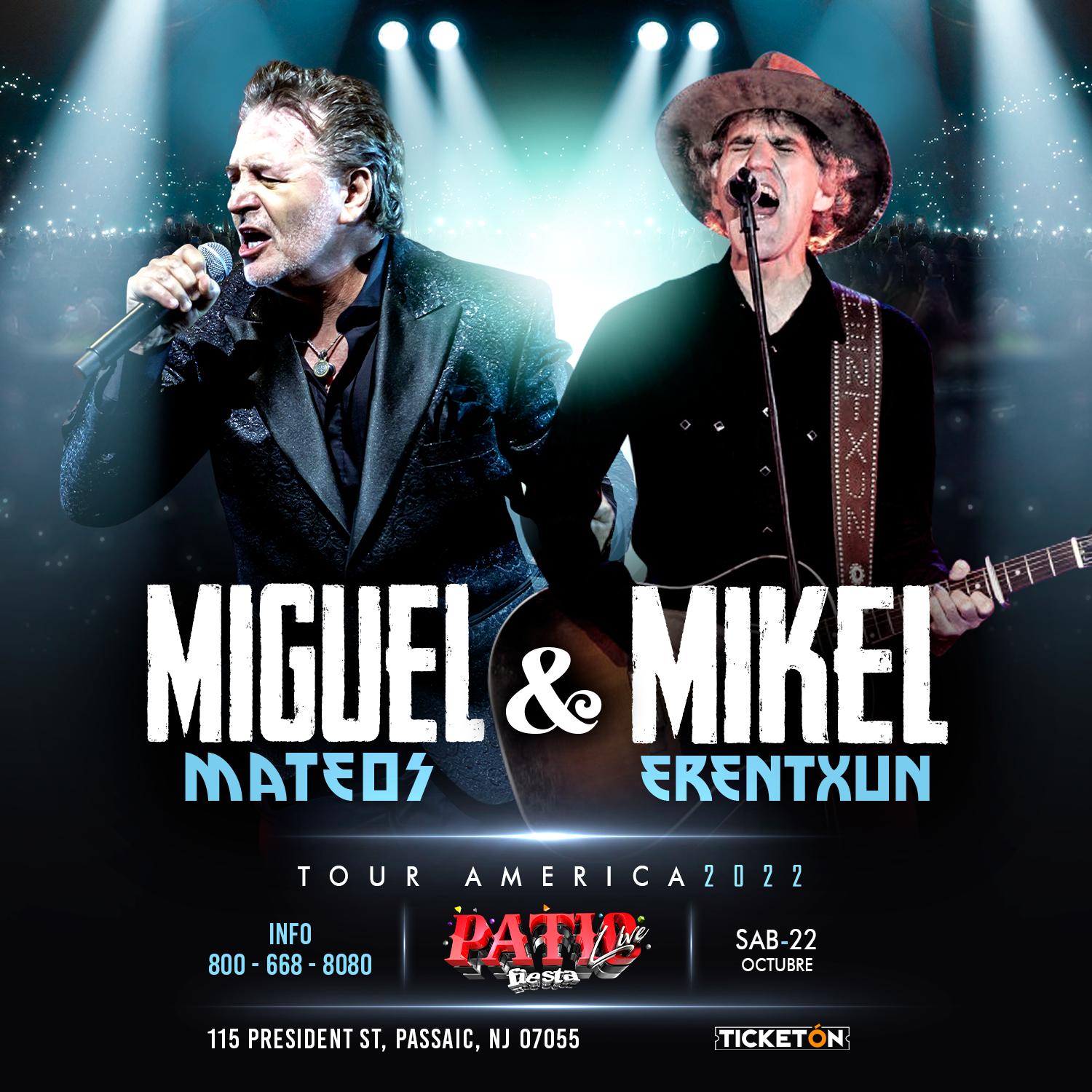 MIGUEL MATEOS & MIKEL ERENTXUN Tickets ExpressTix