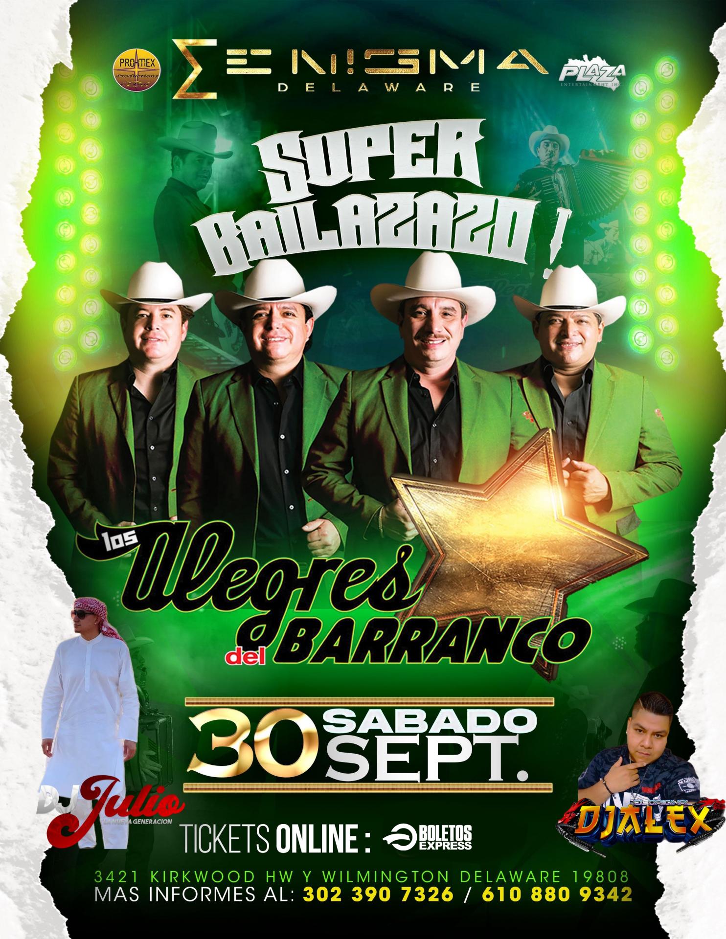 LOS ALEGRES DEL BARRANCO Tickets ExpressTix